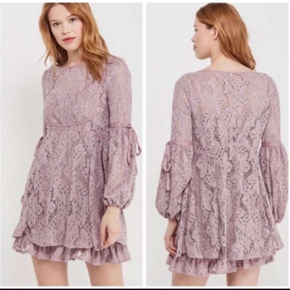 FREE PEOPLE RUBY LACE DRESS SMALL - Picture 3 of 10